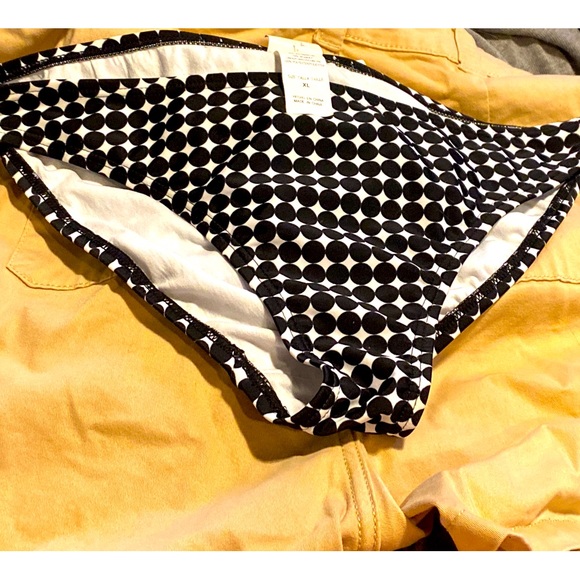 New Hot Water Separates swim suit bottoms. Size XL Black and white polka dots. - Picture 1 of 9
